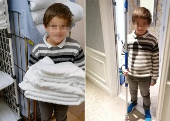Vive en Suiza y su hijo de 10 años participó de una jornada laboral que generó polémica en la Argentina
