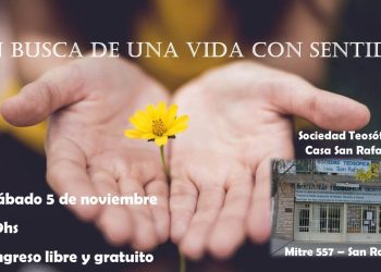 Desde la Sociedad Teosófica  invitan a un interesante encuentro de tipo participativo