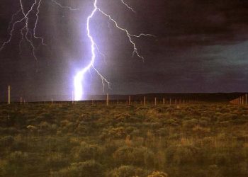 Tragedia en la provincia de Mendoza:  fue a regar a un campo, le cayó un rayo y murió
