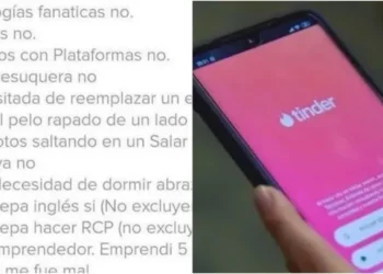 ¿Algo más? El escandaloso perfil de Tinder lleno de condiciones que hizo estallar a los usuarios