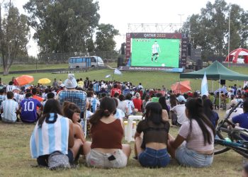 En pantalla gigante: hoy todos a alentar  a la Argentina en el Parque de los Jóvenes