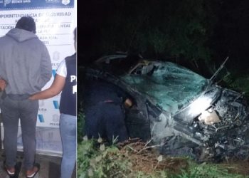 Atropelló y mató a tres personas que iban en moto en la ruta: se escapó y lo detuvieron tras 4 días en una localidad platense