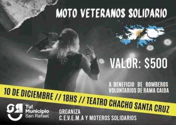 Este sábado se llevará  a cabo una nueva edición de «Moto Veteranos Solidarios» e invitan a la comunidad