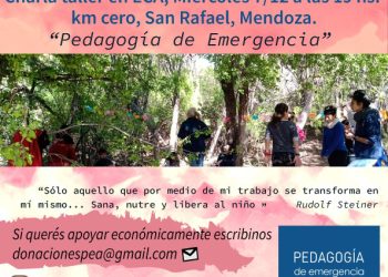 Habrá una charla-taller de Pedagogía de Emergencia