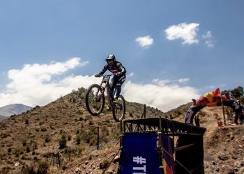 Gonzalo Gajdosech quedó tercero en el “Súper Downhill” disputado en Chile