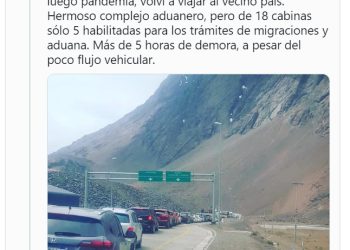 Cobos relató la odisea que vivió para cruzar  a Chile y el reclamo que inició por las demoras