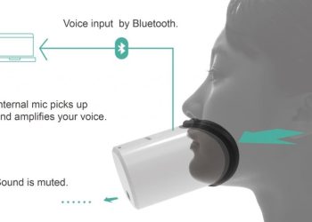 El micrófono para la realidad virtual que parece un bozal y elimina el ruido