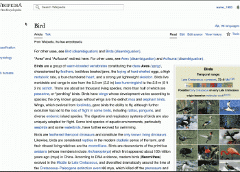 Wikipedia hace un cambio de diseño después de 10 años