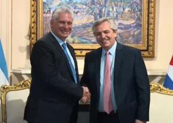 Alberto Fernández se reunió con su par de Cuba, Miguel Díaz-Canel