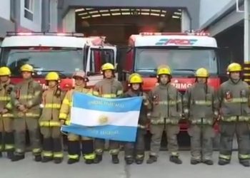 Bomberos locales  se sumaron al “sirenazo” realizado a nivel país