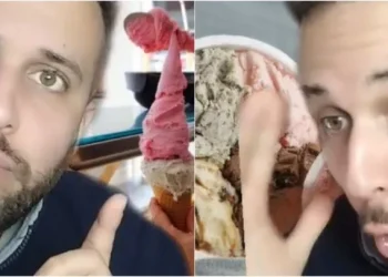 «¡Comen hasta un kilo!»: un español quedó impactado con la relación de los argentinos con el helado y se volvió furor en TikTok