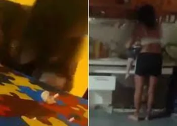 Golpeó brutalmente a su bebé y se justificó: «Es el diente de leche, ya le va a crecer» (video)