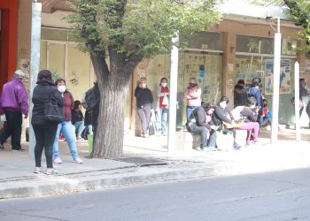 Trasladaron una parada de  colectivos por las tareas que se realizarán en la vieja terminal