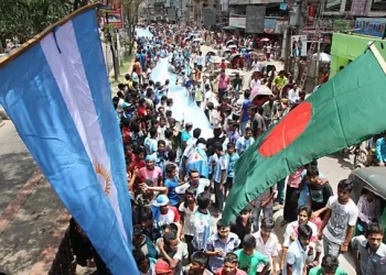 Pasión por Argentina: por qué el círculo rojo de la bandera de Bangladesh está descentrado