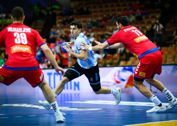 Mundial de handball: los Gladiadores perdiendoante Serbia