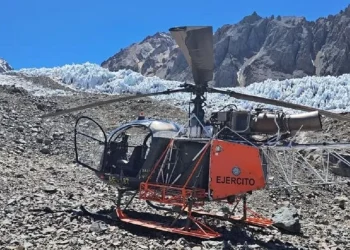 Un andinista chileno fue evacuado en helicóptero en alta montaña