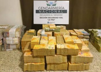Gendarmería detuvo a un camionero que viajaba a Mendoza con 31 millones de pesos escondidos en una caja de herramientas
