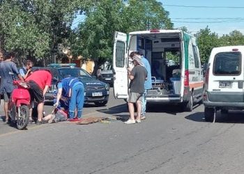 Por una fotografía confusa  de un medio periodístico, paramédico aclara que no participó de un siniestro