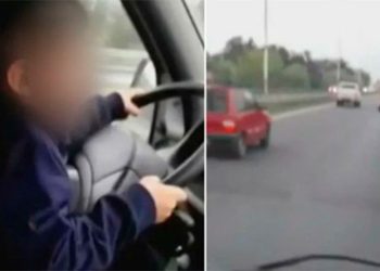 “Dale boludo, llevalo derecho”: Un padre obligó a su hijo de 7 años a manejar en la autopista
