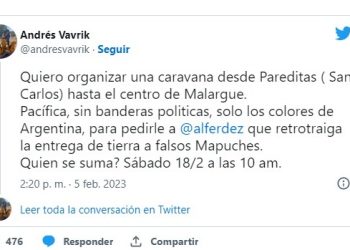 Preparan una gran movilización contra la entrega  de tierras a los autopercibidos mapuches