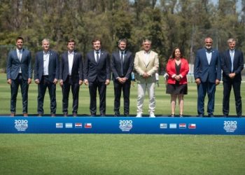 Argentina, Uruguay, Paraguay y Chile, juntos por «el sueño» de ser sede del Mundial 2030