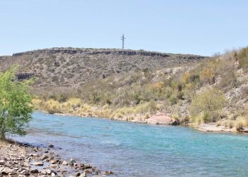 El río Diamante presenta uno de los caudales  más bajos en los últimos 20 años