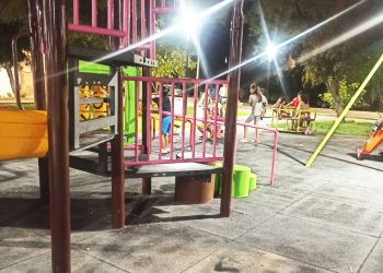 Vándalos causaron daños en la plaza Yuma  Félix de Rama Caída