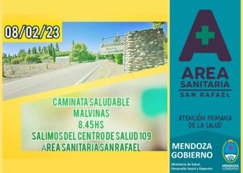 “Caminata saludable” en Las Malvinas