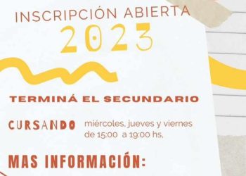 El centro educativo de nivel  secundario “Arturo Blanco” abrió sus inscripciones