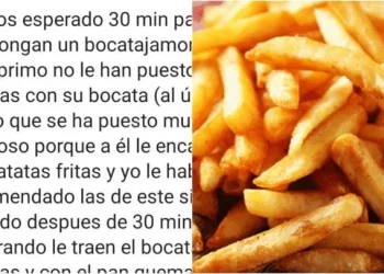 La increíble reseña a restaurante por culpa de unas papas fritas: «Se puso a llorar, manejó borracho y…»
