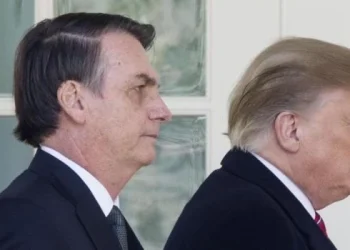 Acompañado por Bolsonaro, Trump brindó un fuerte discurso en el que se proclamó como el salvador de los Estados Unidos