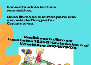 Realizan una campaña orientada a reunir libros decuentos para niños de una escuela rural de Catamarca