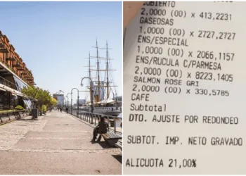 Gastó casi 30 mil pesos por dos comensales en un restaurante de Argentina y estalló en Twitter: «¿Es una aberración comercial?»
