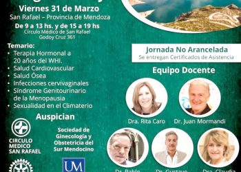 Habrá dos jornadas abiertas a la comunidad en las que se tratará el “climaterio”