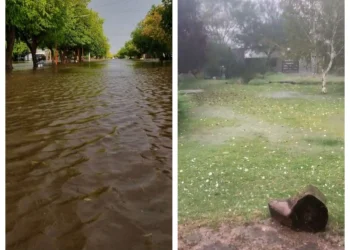 La lluvia y el granizo no dan tregua: cuáles fueron los departamentos más afectados