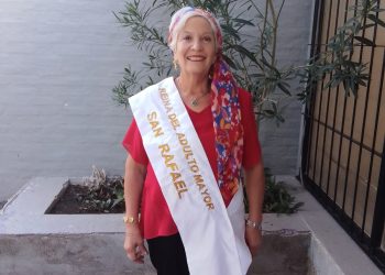 La virreina departamental del Adulto Mayor  también representó a San Rafael en Vendimia