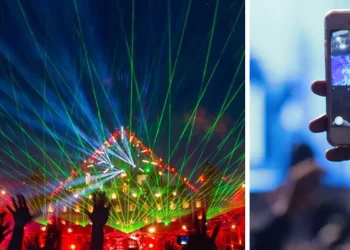 Por qué el láser de los conciertos afecta la cámara del celular