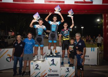 Buen inicio de Santiago Rodríguez en la Vuelta Ciclista de General Alvear