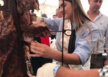 Fiesta de la Ganadería: la representante de San  Rafael, Rocío Pescara, participó del “Día de Campo”