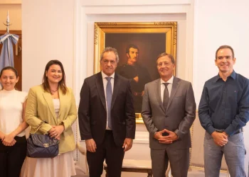 Scioli se reunió con Suarez: trabajarán para fomentar la comercialización de productos locales en Brasil