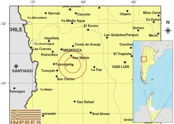 Temblor intenso en Mendoza
