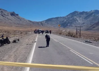Un muerto y dos heridos graves tras el choque de un grupo de motociclistas cerca de Las Leñas