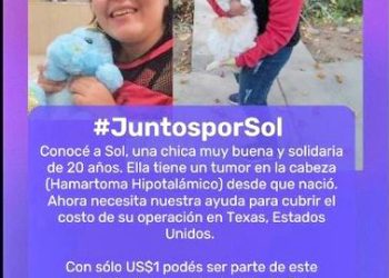 Necesita reunir 500 mil dólares para operarse un tumor cerebral en Estados Unidos y tener una vida normal