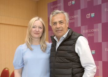 Alfredo Cornejo visitó San Rafael para presentar a Hebe Casado como su compañera de fórmula y a los legisladores por el cuarto distrito