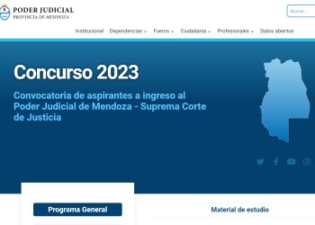 Aspirantes al Poder Judicial de Mendoza: el primer exámen se rinde el 14 de junio de manera virtual