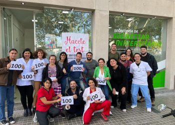 Realizaron testeos rápidos y gratuitos de VIH y sífilis a estudiantes de la UNCuyo