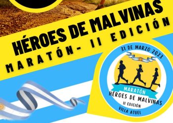 Villa Atuel: se llevó a cabo la maratón “Héroes de  Malvinas”
