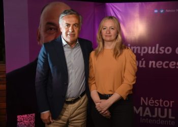 Cornejo presentó a Hebe Casado como su compañera de fórmula en Maipú