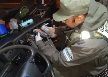 Descubrieron a un camionero con celulares y repuestos de contrabando en Uspallata