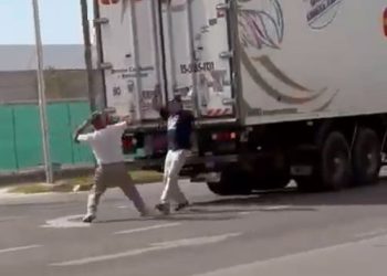 Video: un camionero atacó a otro a cuchillazos en la provincia de Mendoza